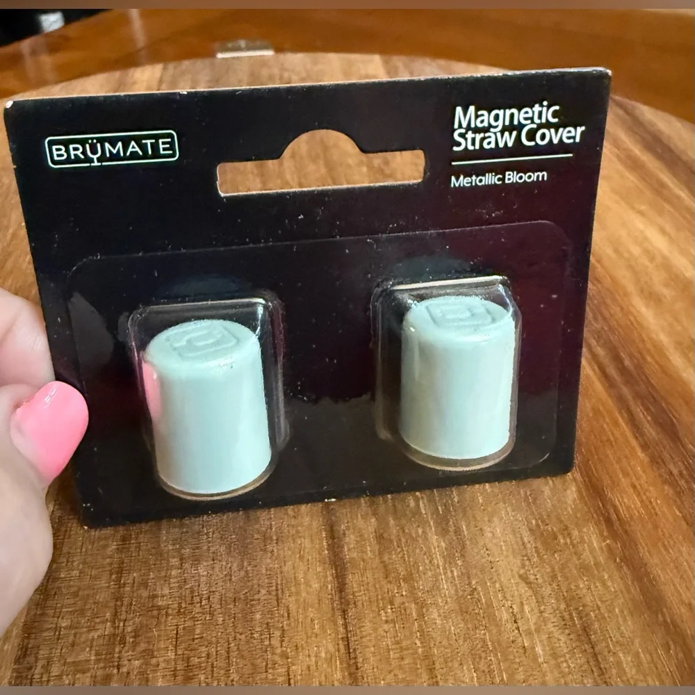 GOLDEN BLOOM Brumate Magnetic Straw Covers • Set of 2 • Limited Edition